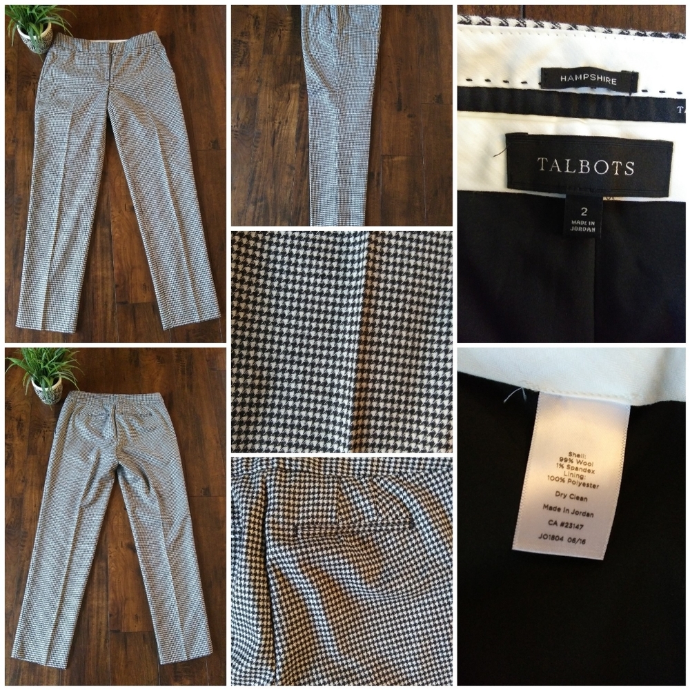 NWOT Talbots Hampshire ankle pants size 2